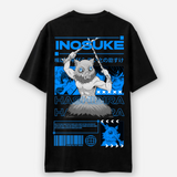 Demon Slayers Hashibira Inosuke Manga Panel - Oversized French Terry Cotton T-shirt