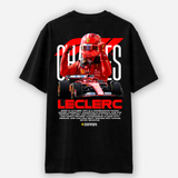 Charles Leclerc - Oversized French Terry Cotton T-shirt