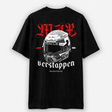 Max Verstappen - Oversized French Terry Cotton T-shirt