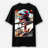 Max Verstappen - Oversized French Terry Cotton T-shirt