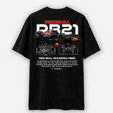 Red Bull Scuderia RB21 - Oversized French Terry Cotton T-shirt