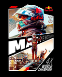 Max Verstappen - Oversized French Terry Cotton T-shirt