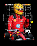Lewis Hamilton Chinese Grand Prix - Oversized French Terry Cotton T-shirt