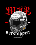 Max Verstappen - Oversized French Terry Cotton T-shirt
