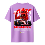 Charles Leclerc - Oversized French Terry Cotton T-shirt