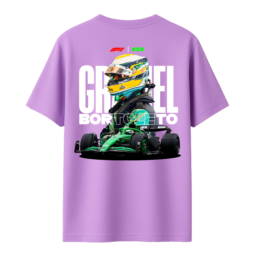 Gabriel Bortoleto - Oversized French Terry Cotton T-shirt
