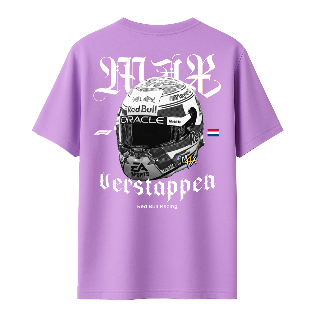 Max Verstappen - Oversized French Terry Cotton T-shirt