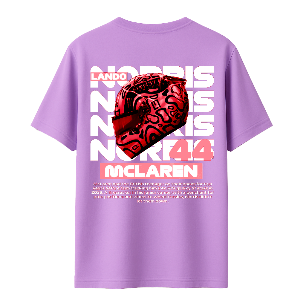 Lando Norris - Oversized French Terry Cotton T-shirt