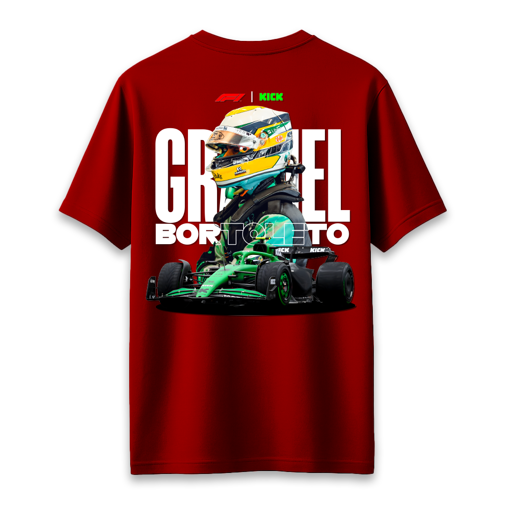 Gabriel Bortoleto - Oversized French Terry Cotton T-shirt