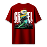 Gabriel Bortoleto - Oversized French Terry Cotton T-shirt