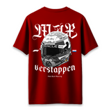 Max Verstappen - Oversized French Terry Cotton T-shirt