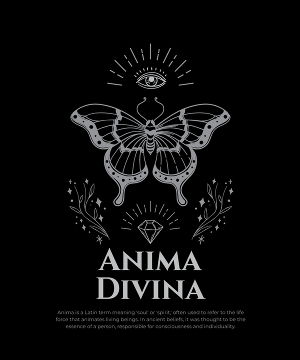 Anima Divina - Oversized French Terry Cotton T-shirt