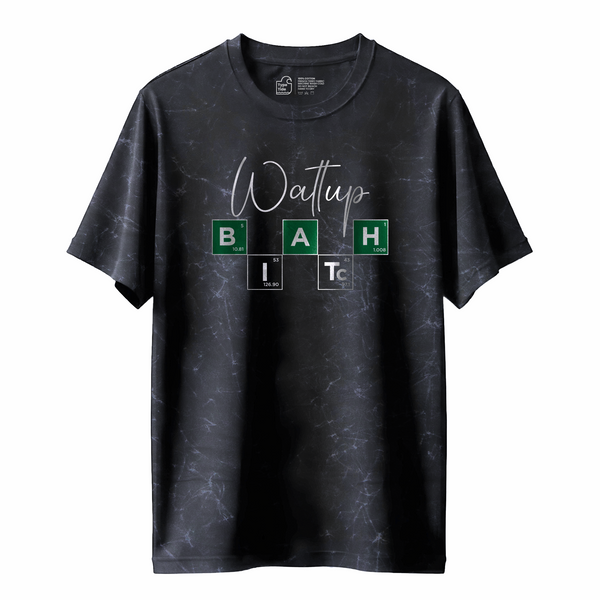 Breaking Bad - Oversized French Terry Cotton T-shirt - Acid Wash