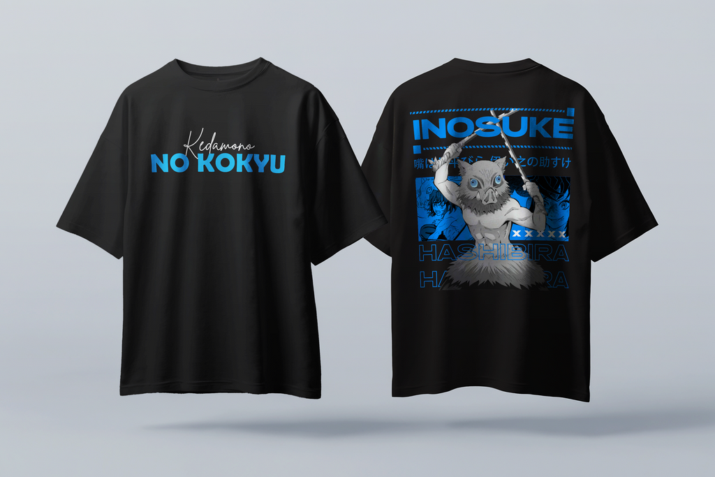 Inosuke Hashibira – Kedamono No Kokyu Manga Panel T-Shirt