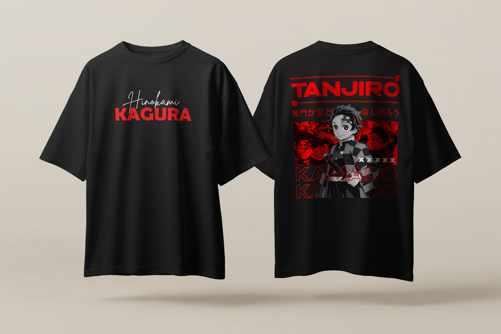 Tanjiro Kamado – Hinokami Kagura Manga Panel T-Shirt