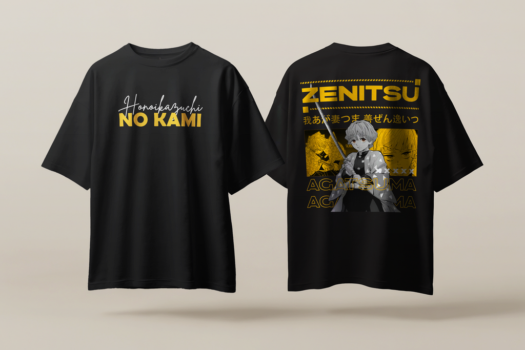 Zenitsu Agatsuma – Honoikazuchi No Kami Manga Panel T-Shirt