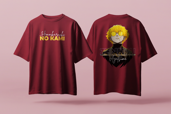 Zenitsu Agatsuma – Honoikazuchi No Kami Oversized T-Shirt