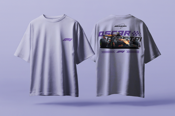 Oscar Piastri – OP81 Edition - Oversized French Terry Cotton T-shirt