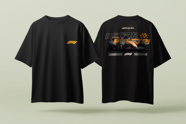 Oscar Piastri – OP81 Edition - Oversized French Terry Cotton T-shirt