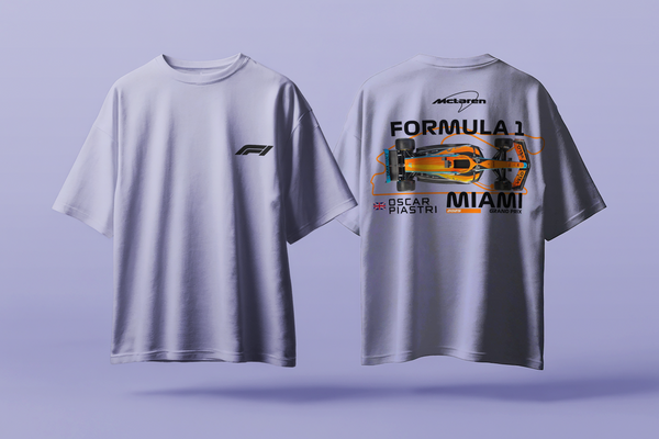 McLaren - Oversized French Terry Cotton T-shirt