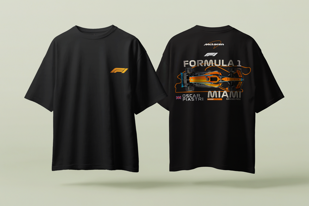 McLaren - Oversized French Terry Cotton T-shirt