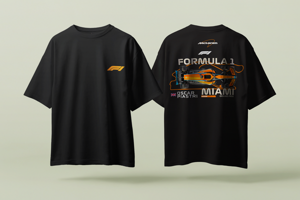 McLaren - Oversized French Terry Cotton T-shirt