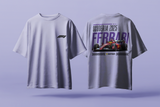 Ferrari Scuderia Red - Oversized French Terry Cotton T-shirt