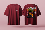 Lando Norris McLaren MCL39 Velocity Jacket - Oversized French Terry Cotton T-shirt