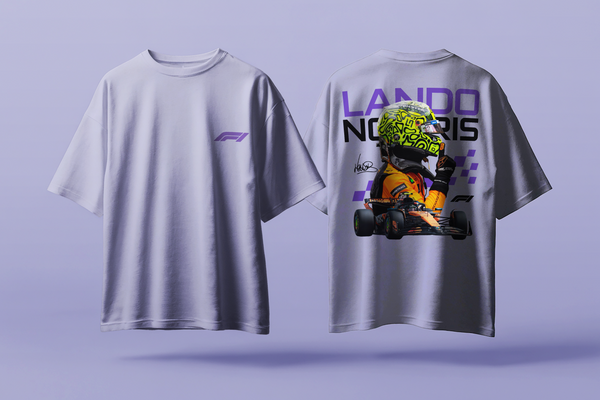 Lando Norris McLaren MCL39 Velocity Jacket - Oversized French Terry Cotton T-shirt
