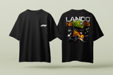Lando Norris McLaren MCL39 Velocity Jacket - Oversized French Terry Cotton T-shirt