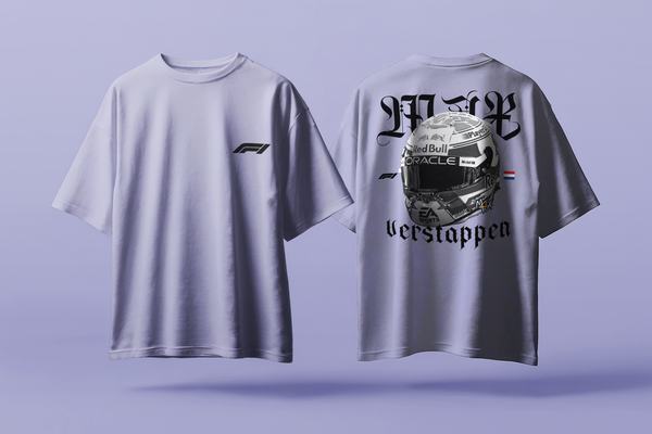 Max Verstappen - Oversized French Terry Cotton T-shirt