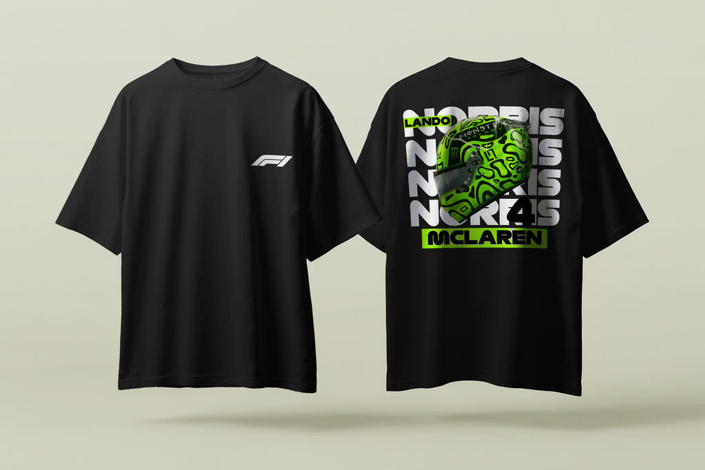 Lando Norris - Oversized French Terry Cotton T-shirt