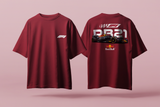 Red Bull Scuderia RB21 - Oversized French Terry Cotton T-shirt