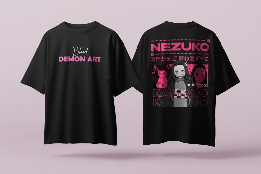 Nezuko Kamado – Blood Demon Art Oversized T-Shirt