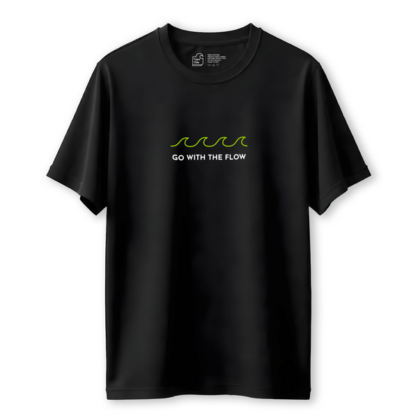 Go with the Flow - Oversized French Terry Cotton T-shirt