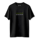 Go with the Flow - Oversized French Terry Cotton T-shirt