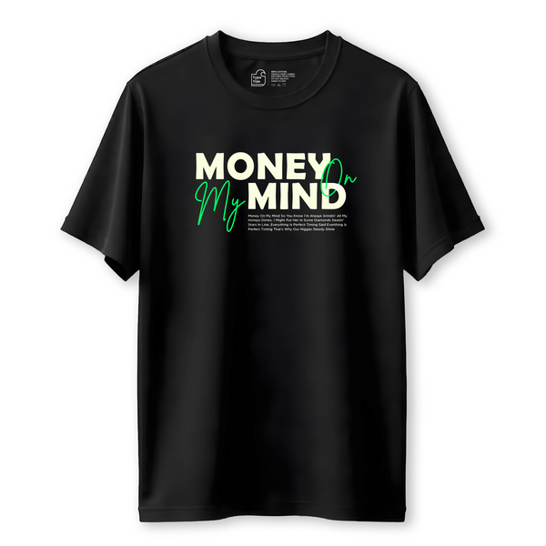 Money on my Mind - Oversized French Terry Cotton T-shirt