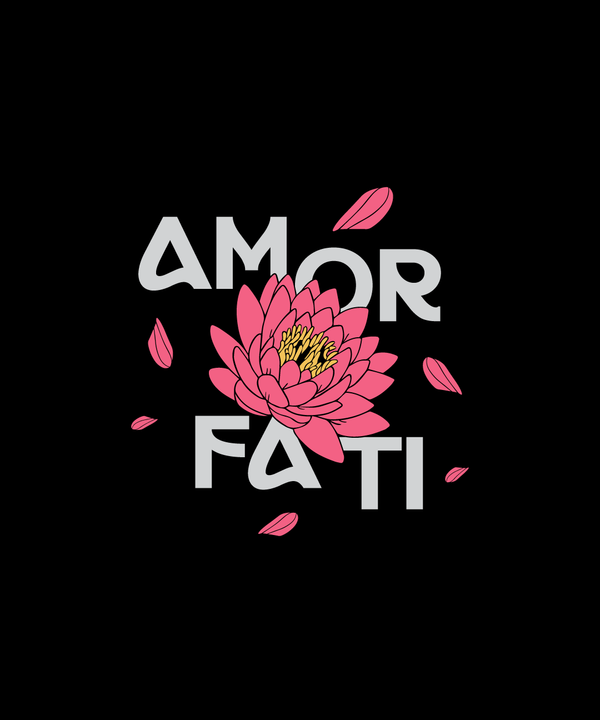 Amor Fati - Oversized French Terry Cotton T-shirt
