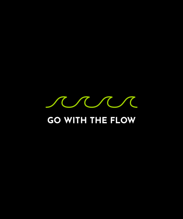 Go with the Flow - Oversized French Terry Cotton T-shirt