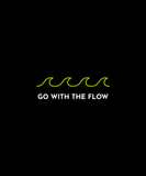 Go with the Flow - Oversized French Terry Cotton T-shirt